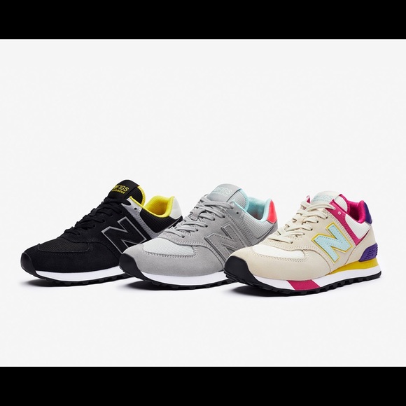 Figs New Balance 574 Womens Grey Size 8 